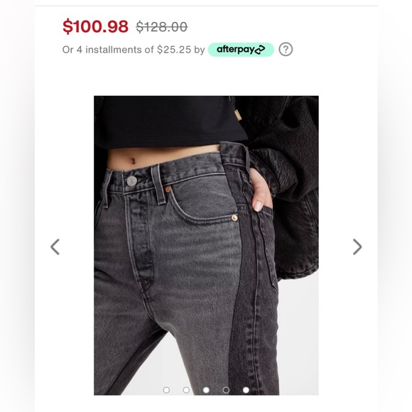 501® SPLICED JEANS - EUC - Picture 1 of 6